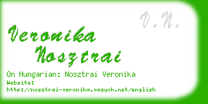 veronika nosztrai business card